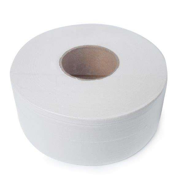 2 Ply 300M Jumbo Toilet Rolls Recycled Paper | Quality Disposables